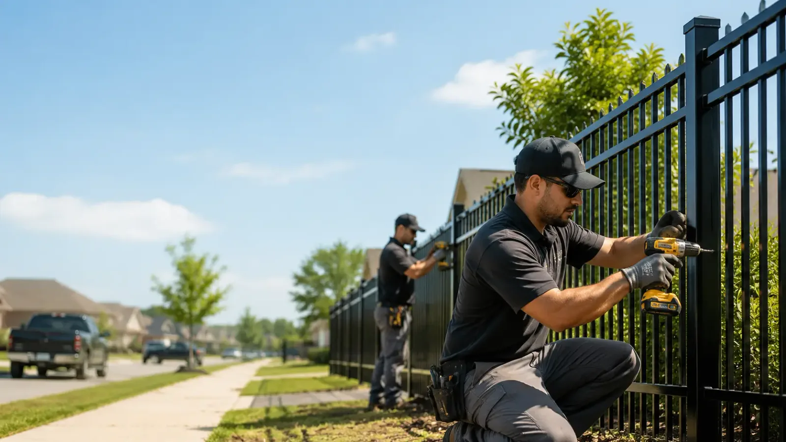 Metal Fence Installation in Milan, IL